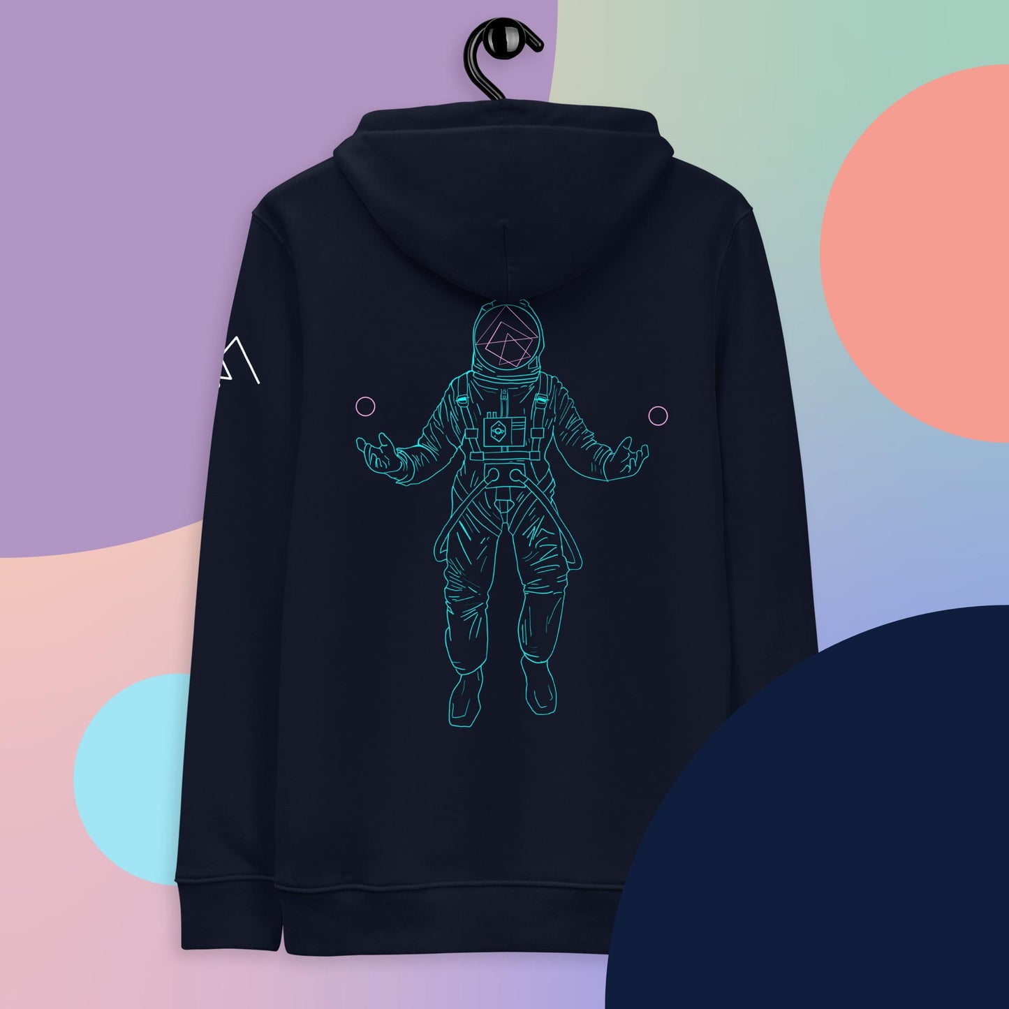 Encontrado en el espacio - Sudadera con capucha ecológica esencial unisex