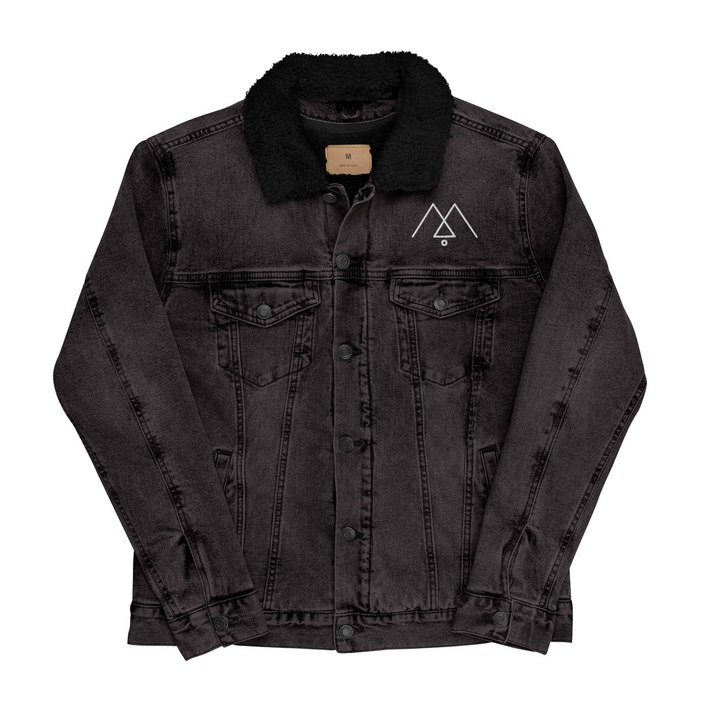 Five Levels of Mastery - Unisex denim sherpa jacket